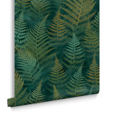 Floral Metallic Wallpaper Roll