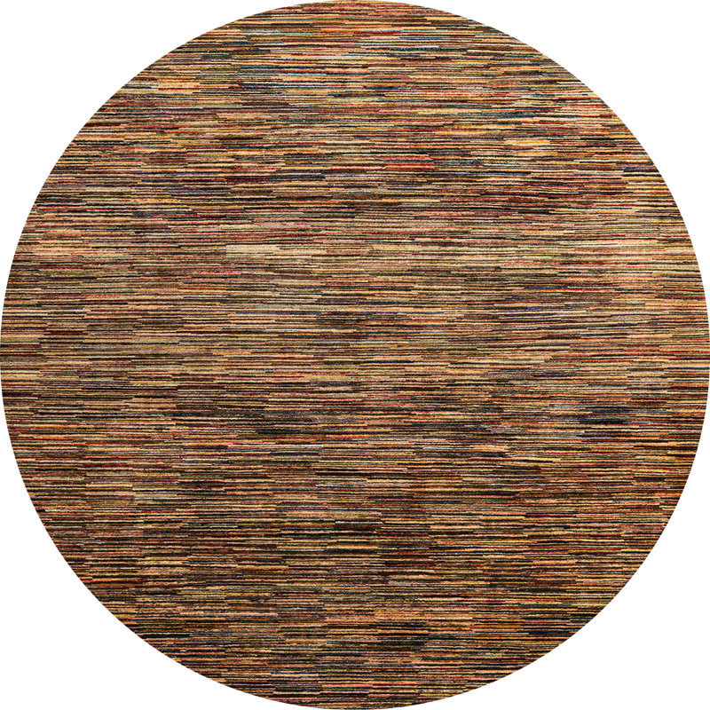 Emelyn Abstract Indoor Rug, Round 5'