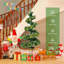 Arbre de Noël en forme de spirale 48 po H 48 po avec 300 lumières DEL