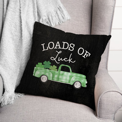 Loads Of Luck 16X16 Spun Poly Pillow