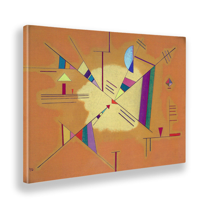 Elogio del Giallo e del Blu by Alfredo Pierro - Rectangle Print on Vetro Acrilico Plexi, 95cm H x 65cm W