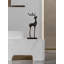 Art décoratif de base en marbre Fortunate Deer