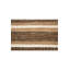 Djahe Striped Area Rug in Brown/White