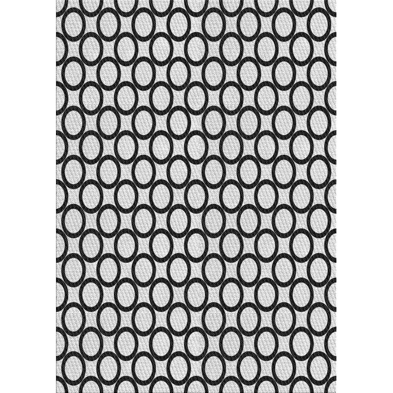 Geometric Indoor Rug, Rectangle 2' x 4'
