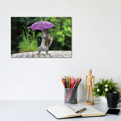 Umbrella I by Max Ellis - Wrapped Canvas Print