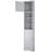 Grey Bathroom Storage Cabinet With Adjustable Shelves And Practical Solutions Tall Modern Aesthetic