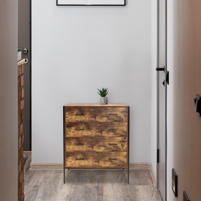 Commode décorative 4 tiroirs