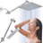 Rain Adjustable Shower Head 1.8 GPM-86763646