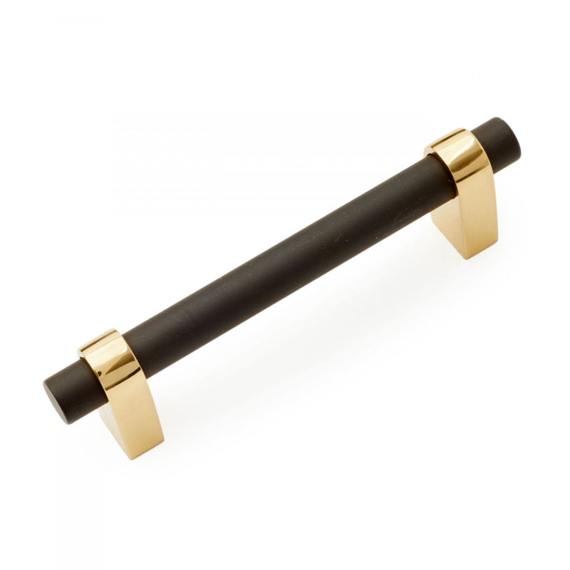CP Series 3" Center to Center Bar Pull, Oil Rubbed Bronze / Brass