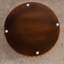 Ensemble de 2 tables basses rondes cannelées - Table gigogne en bois massif et panneau de fibres à densité moyenne (26,77 po / 19,69 po), table basse en bois de style Mid-Century moderne pour le salon / appartement