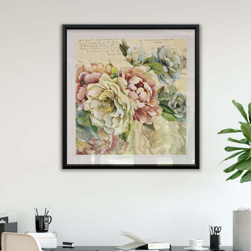 Lettre parfumée II - reproduction de cadre photo, H 26,5 po x l 26,5 po x P 1,5 po