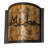 Brittnye Steel Flush Mounted Sconce