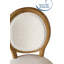 48cm H Polyester Blend Upholstered King Louis Back Accent-1450449000