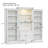 79" Tall 3-Piece Modern China Cabinet Set With 2 5-Tier Bookcases, Display Case With 1 Cabinet, 2 Adjustable Glass Shelves And 1 Led Lighting-1752378578