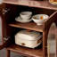 Buffet de rangement moderne en bois massif minimaliste-1993668379