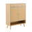 Quiana Accent Cabinet,Modern Rattan Shoe Cabinet ,Storage Cabinet With Doors And Shelves-2079798541