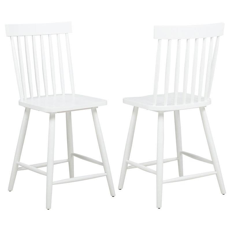 Elissa Counter Height Chair (set-2), White