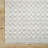 Lavande Checkered Wool Area Rug in Gray/Ivory-1427375535