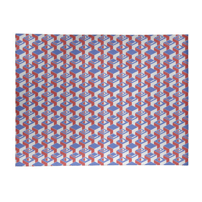 Chenille Geometric Indoor Rug