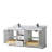Avery 72'' Double Bathroom Vanity with Stone Top-41604567-80213066