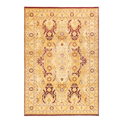Classic One-of-a-Kind 6' 2" x 8' 10" Hand Knotted Area Rug