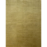Hand Knotted Area Rug in Gold