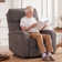 Lift Chair For Elderly Manual 3-Speed Adjustable Headrest,Dual Heating, Massage Recliner