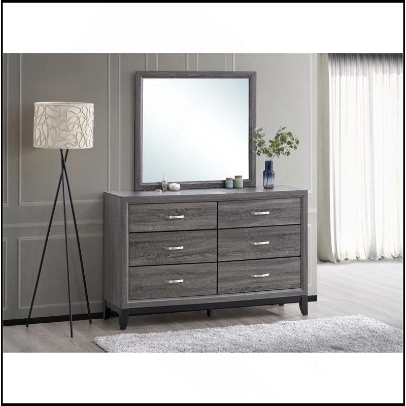 Miroir Glasgow G04390-M, Gris