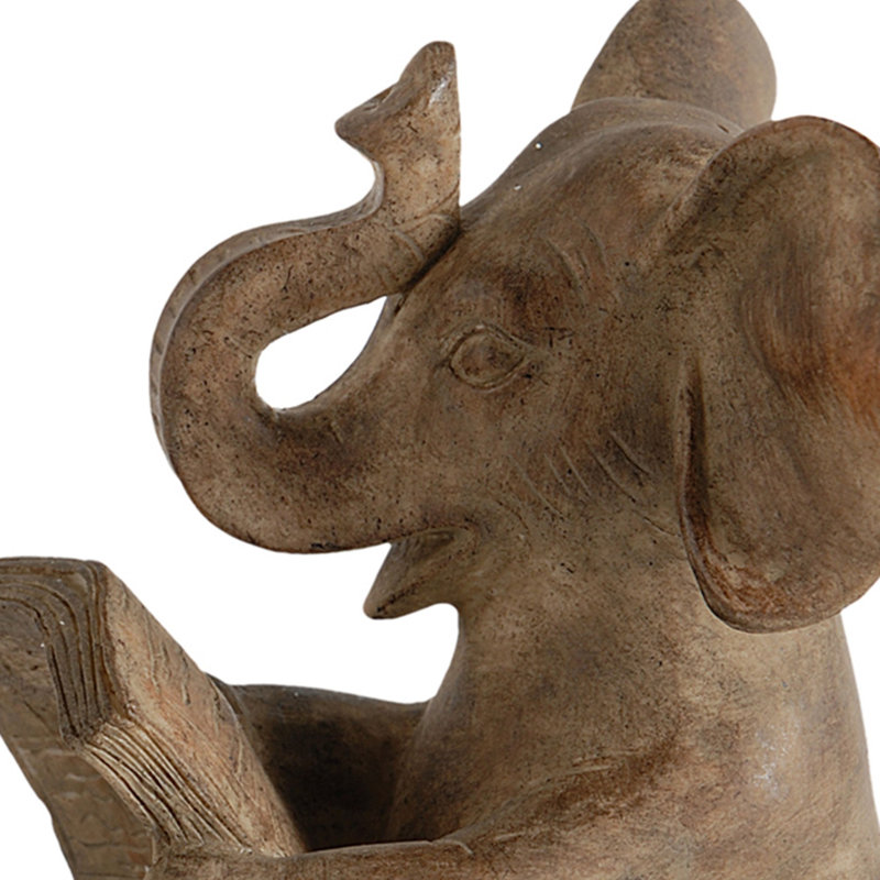 Serre-livres Ari lecture éléphant