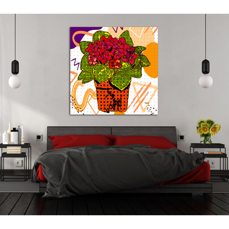 " Boho Flowers 175 ", 20" H x 20" W x 1.5" D