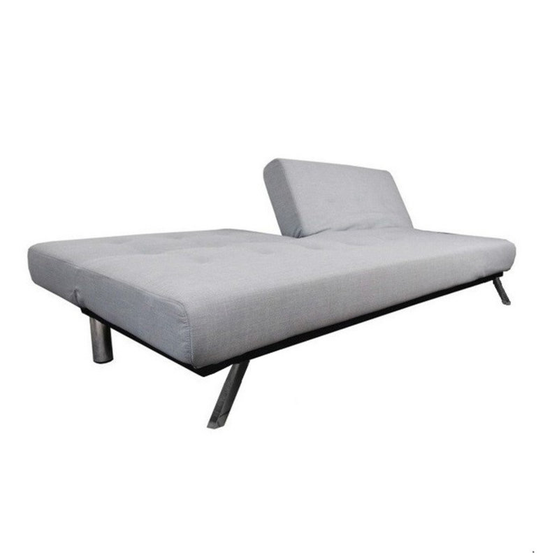 Canapé-lit Vikkie, Polyester gris