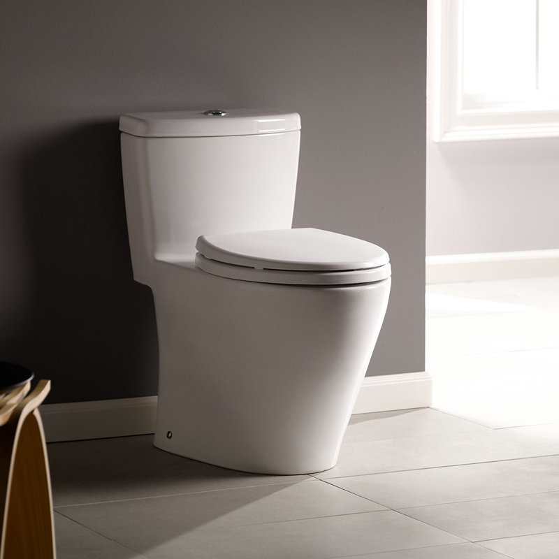 Aquia® Dual-Flush Elongated Bidet Toilet (Seat Included), Sedona Beige