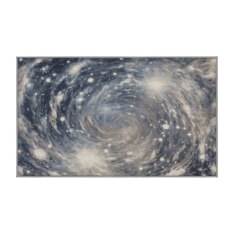 Tapis gris lavable à la machine, Rectangle 8 pi x 12 pi