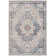 Ashraf Traditional Boho Dark Blue Area Rug