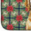 Tapis de vaisselle Goldendoodle Christmas PoinsettIas