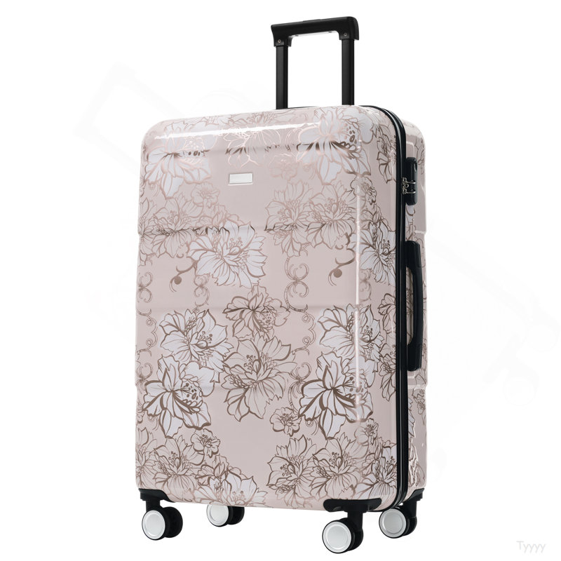 Ensembles de valises, nouveau modèle PC 5 pièces, valises rigides, légères, durables, 20 po, 24 po, 28 po avec étuis de 8 po et 14 po, valise avec roulettes verrouillables