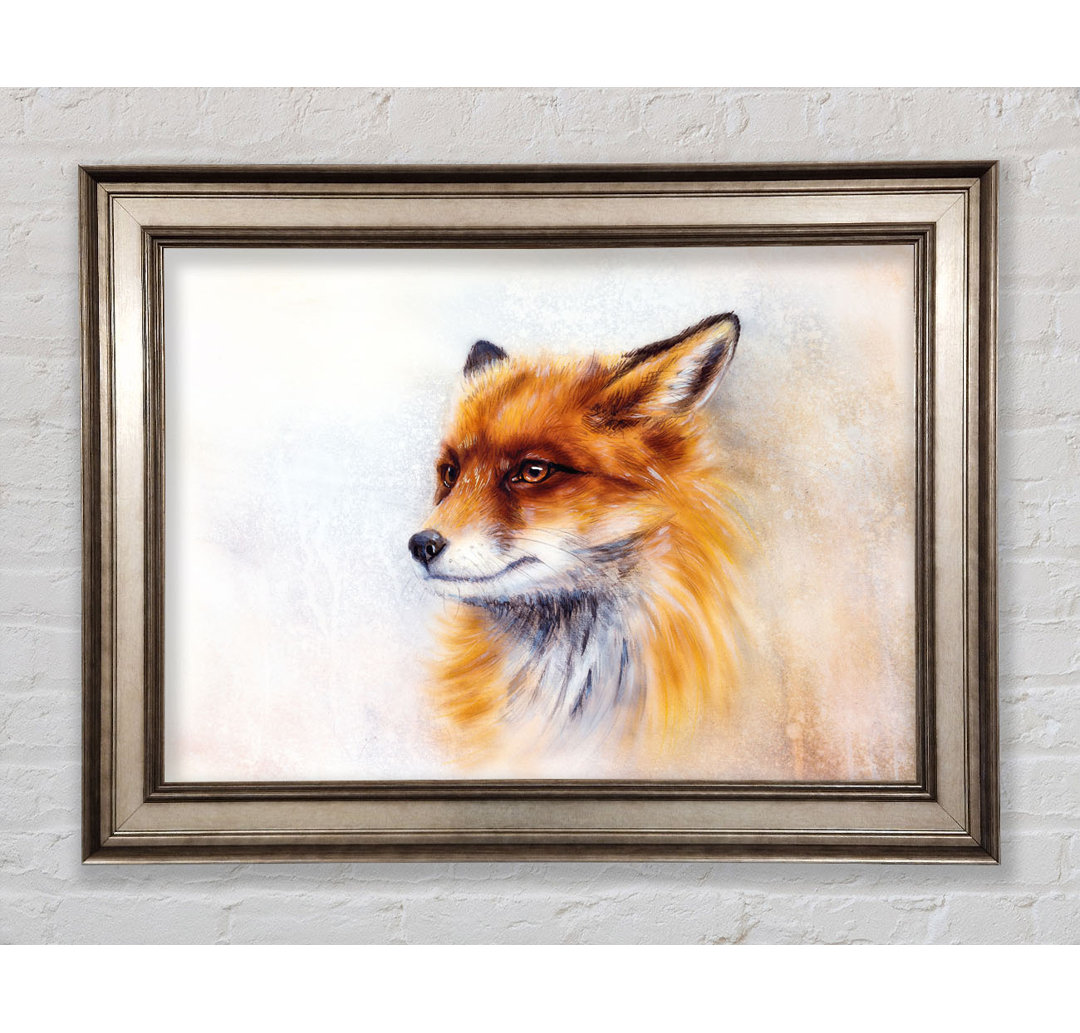 Fox Head Beauty - Einzelner Bilderrahmen Kunstdrucke