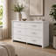 Commode 6 tiroirs 57 "blanche