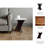 Twisted Round Marble Top Accent Table with Acacia Wood Base for Living Room - Sculptural Narrow End Side Table for Home Use - 21", Brown & White