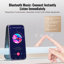 Miroir de maquillage lumineux 3 couleurs avec support de bureau USB Bluetooth 21,7 po