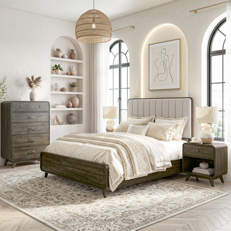Marlowe Solid Wood 4-Piece Bedroom Set