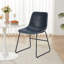 Chaise rembourrée en similicuir Ipke-1486414073