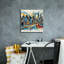 «Abstract New York City» par Rey Klimt, art mural sur toile-1171302639