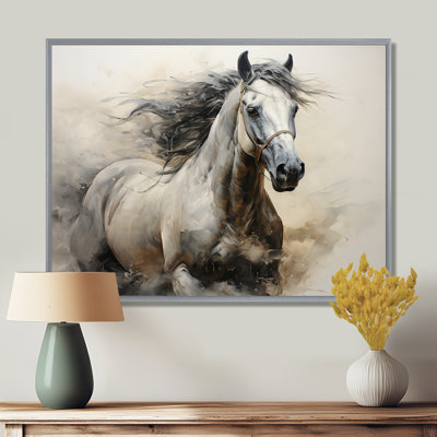 Hooves In Harmony Horse I On Canvas Print