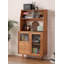 Armoire scandinave simple en bois massif