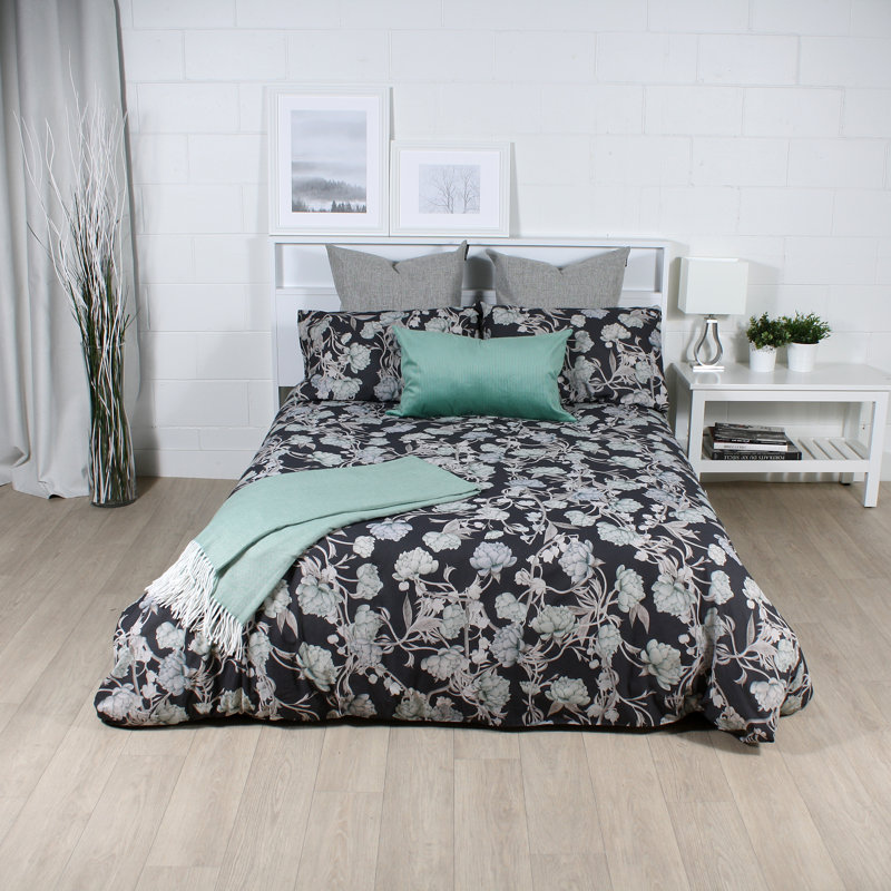 Ensemble de housse de couette 3 pièces Argenide, Housse de couette grand + 2 taies décoratives