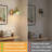 Battery Operated Wall Sconces Set of 2 with Remote, Vintage Wireless Wall Lights, Rechargeable & Hardwire Wall Lamp for Bedroom Living Room Hallway Deco(Green  Glass)-1748921648