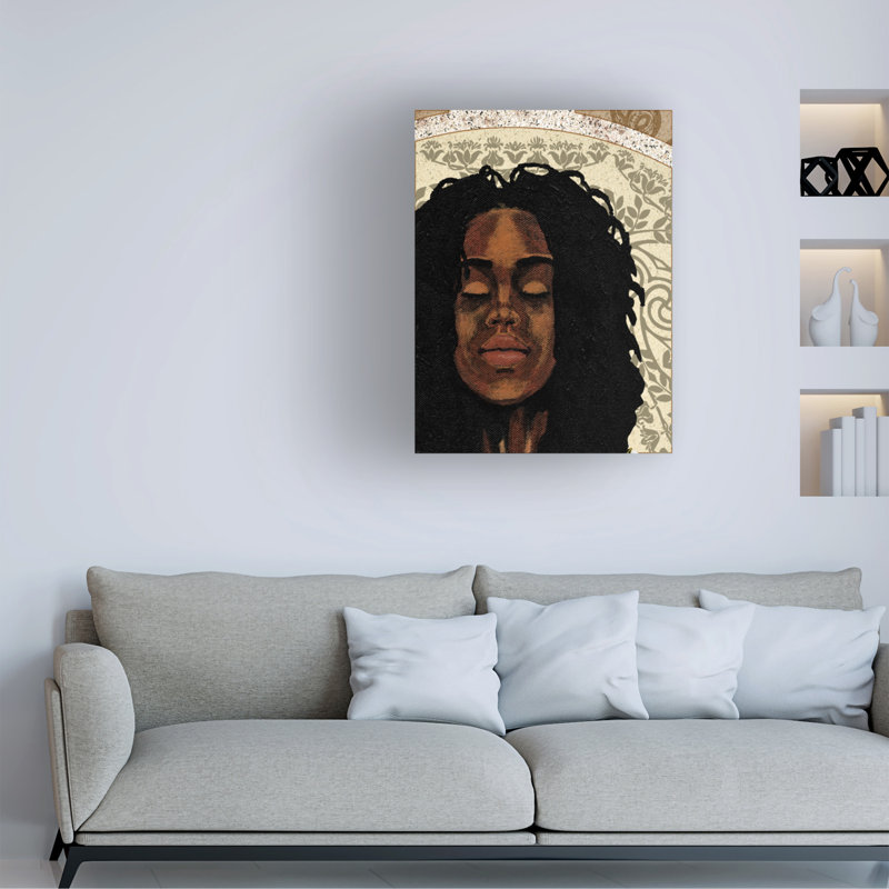 "Expressions I" par Alonzo Saunders sur toile, H 19 po x l 14 po