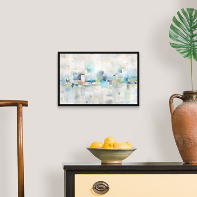 "Cityscape abstract" par Cynthia Coulter, reproduction d’art sur toile