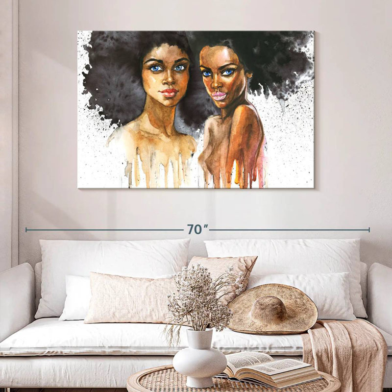 Portrait de femme Leisha, H 32 po x l 48 po